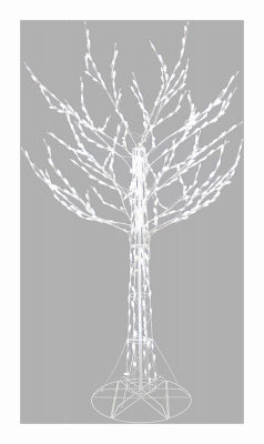 LED Branch Tree, Twinkling, Pure White, 8-Ft.