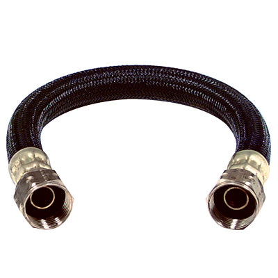 Water Heater Connection Hose, Flexible, Braided, 3/4 FIP x 3/4 FIP x 18-In.