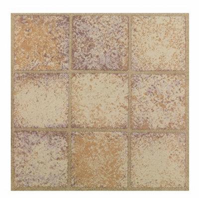 Sandstone Peel & Stick Vinyl Floor Tile, 12 x 12-In.
