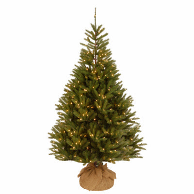 Artificial Pre-Lit Christmas Tree, 500 Clear Lights, Feel Real Topeka Spruce, 7-Ft.