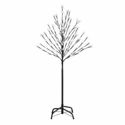 Cherry Blossom Tree, 100 Pure White LED Lights, 4-Ft.