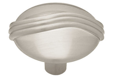 Cabinet Knob, Knuckle, Satin Nickel, 1-1/8-In.