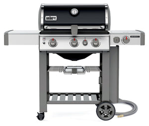 Genesis II SE-330 3-Burner Natural Gas Grill, 39,000-BTUs + Side & Sear Burners, Black