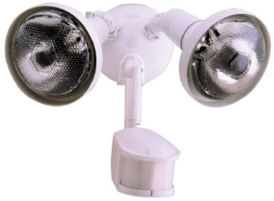 300-Watt White Motion-Activated Outdoor Security Flood Light