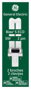 5-Watt Warm White T4 Biax Ecolux CFL Bulb