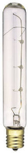 25-Watt Clear Tubular Light Bulb, Intermediate Base, 244 Lumens, 5.375-In.
