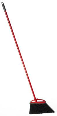 PowerCorner Angled Broom, Metal Handle, 12-In. Wide