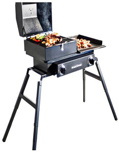Tailgater Grill/Griddle, 2-Burner, 60,000-BTU