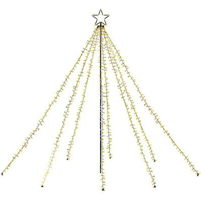 LED Micro Cluster Twinkling Tree, 880-Light, Warm White, 7-Ft.