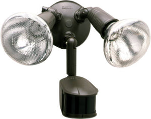 300-Watt Bronze Motion-Activated Outdoor Security Flood Light