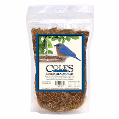 Dried Mealworms, 1/2-Lb.