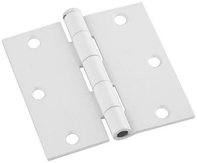 Door Hinge, Interior, Square-Edge, Prime Coat, 3-In.