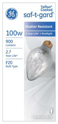 100-Watt Saf-T-Gard Outdoor Post Light Bulb