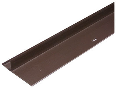 Roof Drip Edge, Brown Vinyl, 10-Ft.