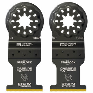 Starlock Carbide Extreme Storm Titanium Metal Blade, For Oscillating Tool, 1-3/8-In.