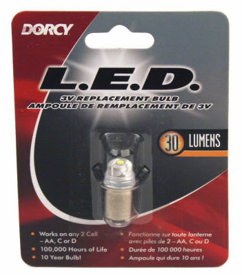 LED Replacement Bulb, 3-Volt