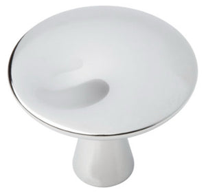 Cabinet Knob, Impression, Polished Chrome, 1.25-In.
