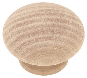 Round Wood Cabinet Knobs, 2-Pk.