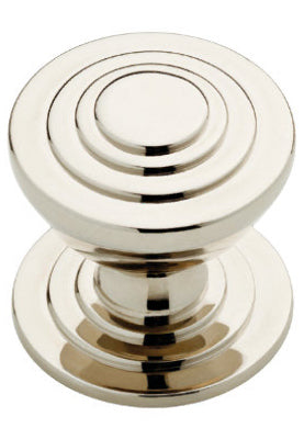 Cabinet Knob, Julian Disc, Polished Nickel, 1-3/16-In.