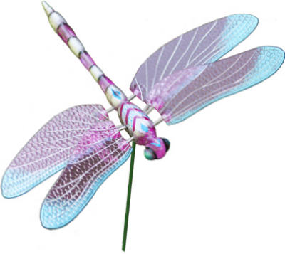 Windywings Dragonfly Plant Stakes, 7-In.
