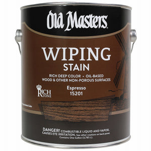 Wiping Stain, Oil-Based, Espresso, 1-Gallon