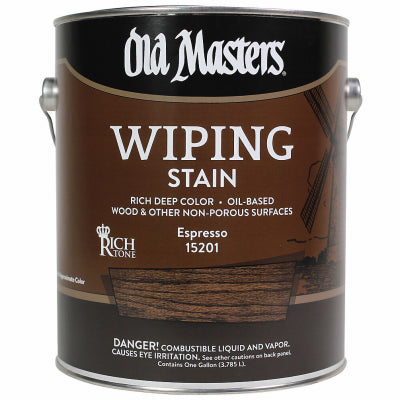 Wiping Stain, Oil-Based, Espresso, 1-Gallon