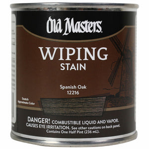 Wiping Stain, Oil-Based, Special Oak, 1/2-Pt.