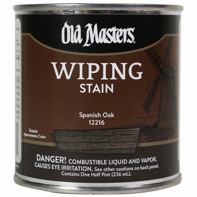 Wiping Stain, Oil-Based, Special Oak, 1/2-Pt.