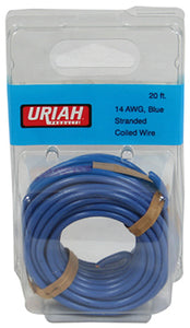 Automotive Wire, Insulation, Blue, 14 AWG, 20-Ft.