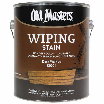 Wiping Stain, Oil-Based, Dark Walnut, 1-Gallon