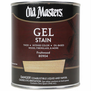 Gel Stain, Oil-Based, Fruitwood, 1-Qt.