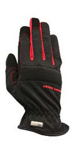 Utility Work Glove, Spandex/Leather, Large