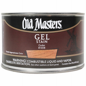 Gel Stain, Oil-Based, Cedar, 1-Pt.