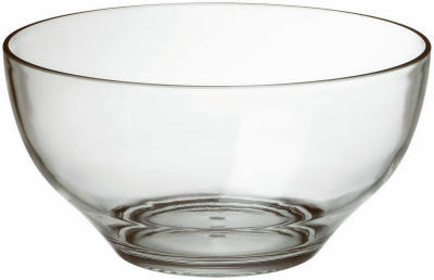5-Inch Clear Acrylic Double-Wall Individual Serving Bowl