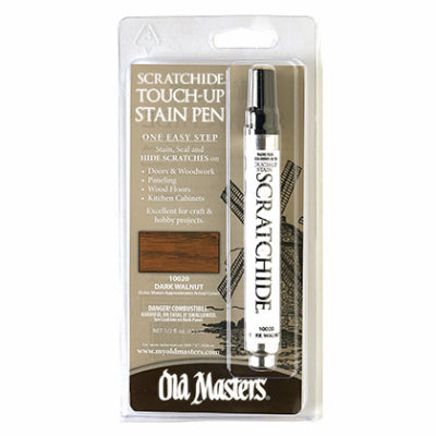 Scratchide Touch-Up Pen, For Wooden Surfaces, Dark Walnut
