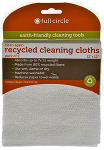 Recycled Cleaning Cloths, 2-Pk.