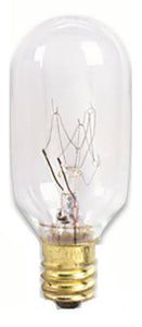 Appliance Light Bulb, Clear Tubular, 25-Watts