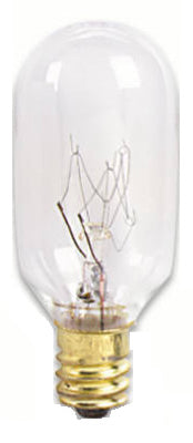 Appliance Light Bulb, Clear Tubular, 25-Watts