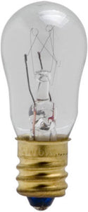 Indicator Light Bulb, 6-Watts, Clear, 2-Pk.