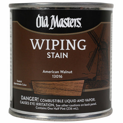 Wiping Stain, Oil-Based, American Walnut, 1/2-Pt.