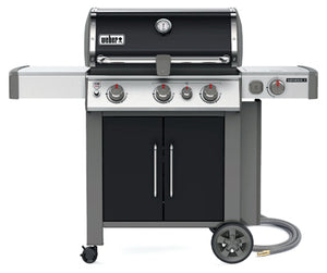 Genesis II SE-335 3-Burner Natural Gas Grill, 39,000-BTUs + Side & Sear Burners, Black