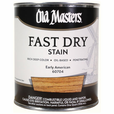 Fast Dry Stain, Oil-Based, Early American, 1-Qt.