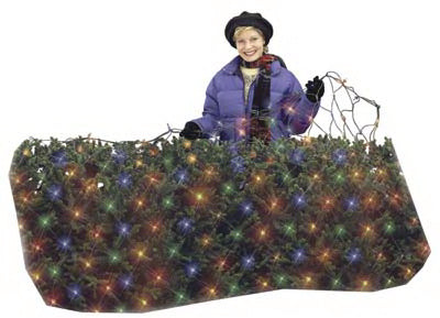 Staylit Christmas LED Net Lights Set, Multi-Color, 6 x 4-Ft.