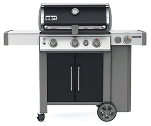 Genesis II SE-335 3-Burner LP Gas Grill, 39,000-BTUs + Side & Sear Burners, Black