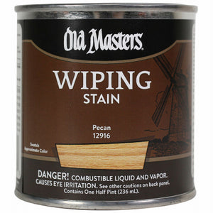 Wiping Stain, Oil-Based, Pecan, 1/2-Pt.