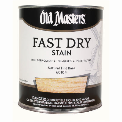 Fast Dry Stain, Oil-Based, Natural, 1-Qt.