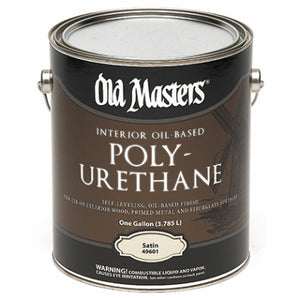 Polyurethane, Oil-Based, Satin, Clear, 1-Gallon