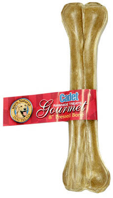Gourmet Dog Treats, Pressed Rawhide Bone, 8-In.