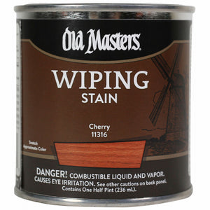 Wiping Stain, Oil-Based, Cherry, 1/2-Pt.