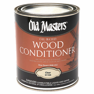 Wood Conditioner, Pre-Stain Sealer, Clear, 1-Qt.